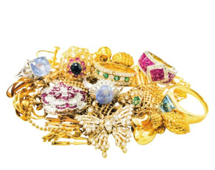 祖母から譲り受けた金製品