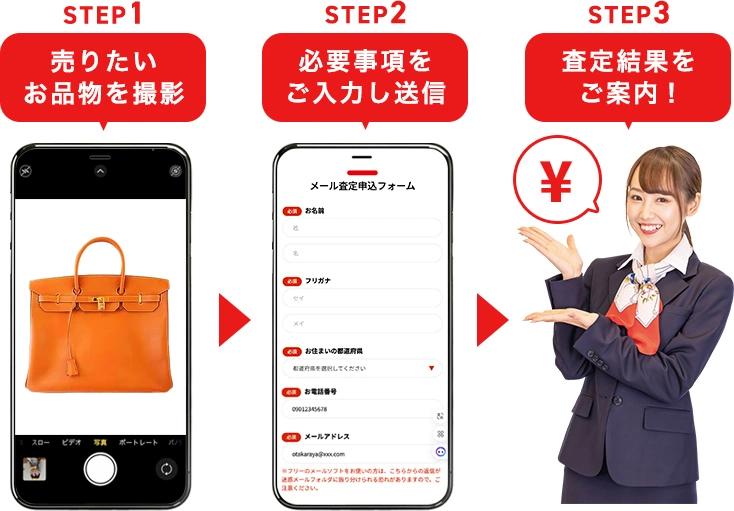 メール査定