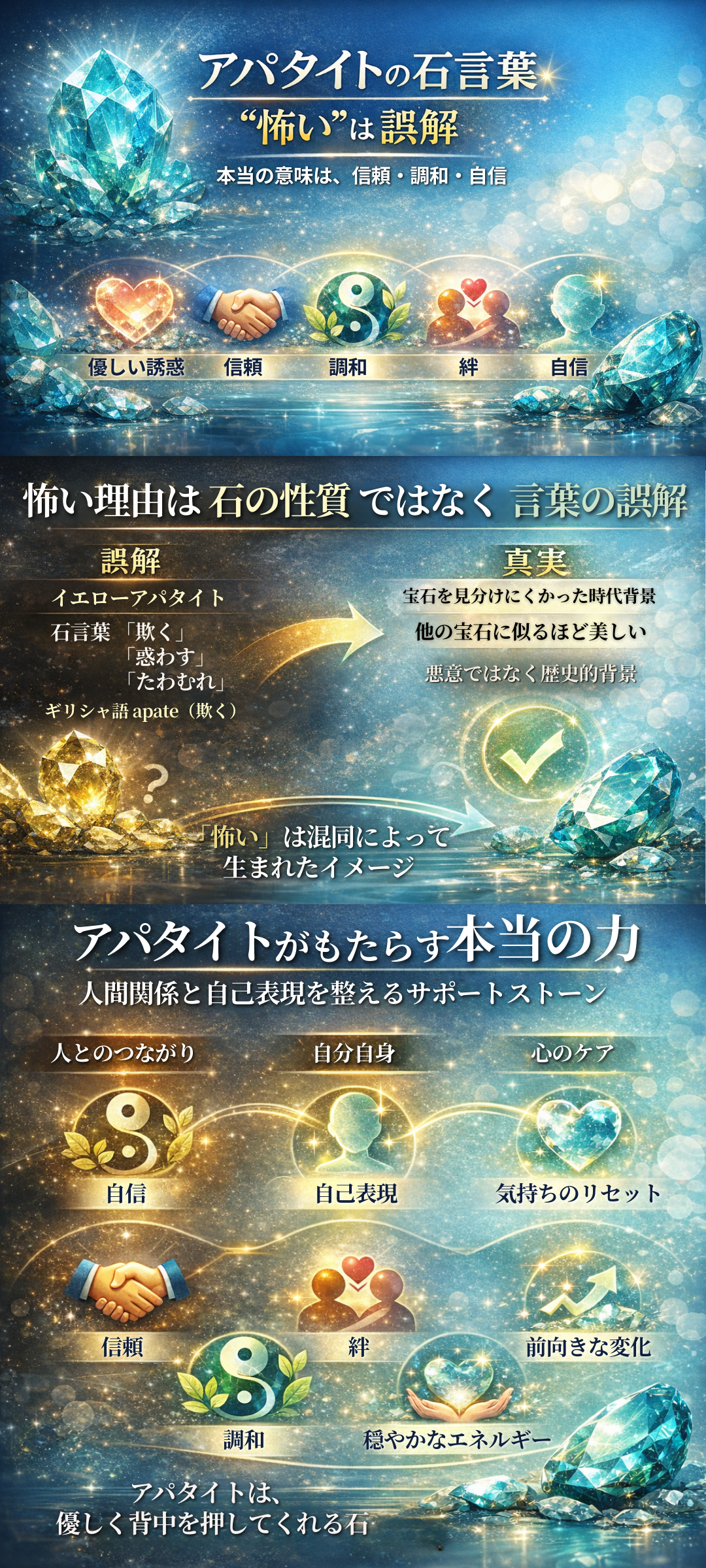 アパタイトの石言葉とは