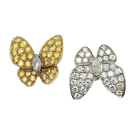 ヴァンクリーフ＆アーペル ドゥ パピヨン ダイヤモンド リング