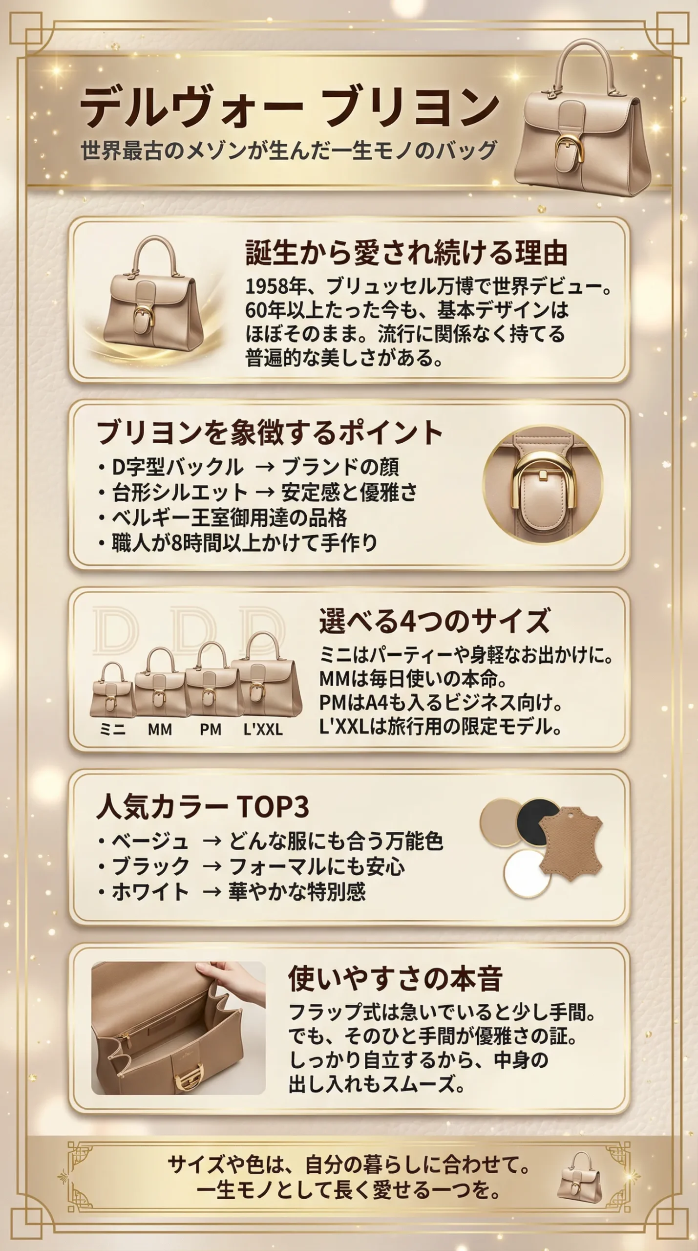 デルヴォー（Delvaux）のブリヨンとは？ミニ、MM、PMなどサイズの特徴から選び方まで解説