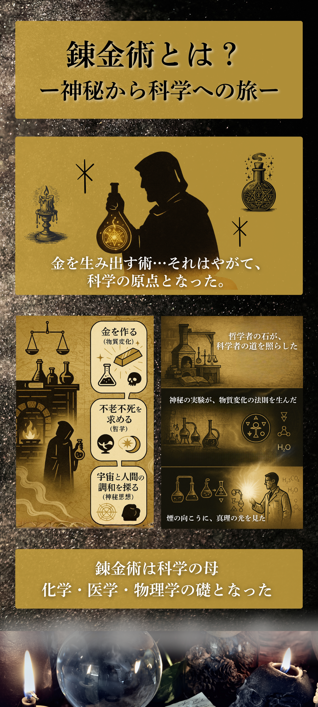 錬金術とは?中世ヨーロッパでの定義や目的、近代科学への貢献をわかりやすく解説