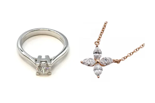 ハリーウィンストン HWロゴ リング ティファニー ビクトリア ネックレス