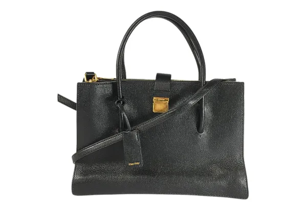 ミュウミュウ トートバッグ レザー B ショルダーストラップ