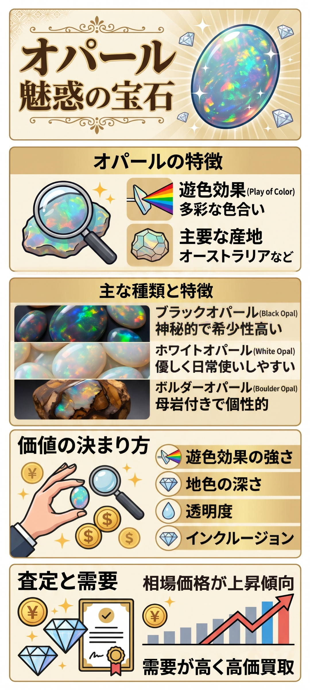 【オパール】の基本情報をわかりやすく解説！