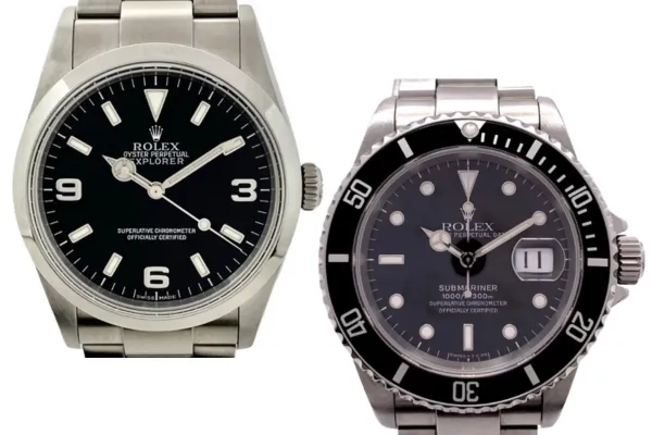 フルーテッドベゼルと他のベゼルデザインの比較