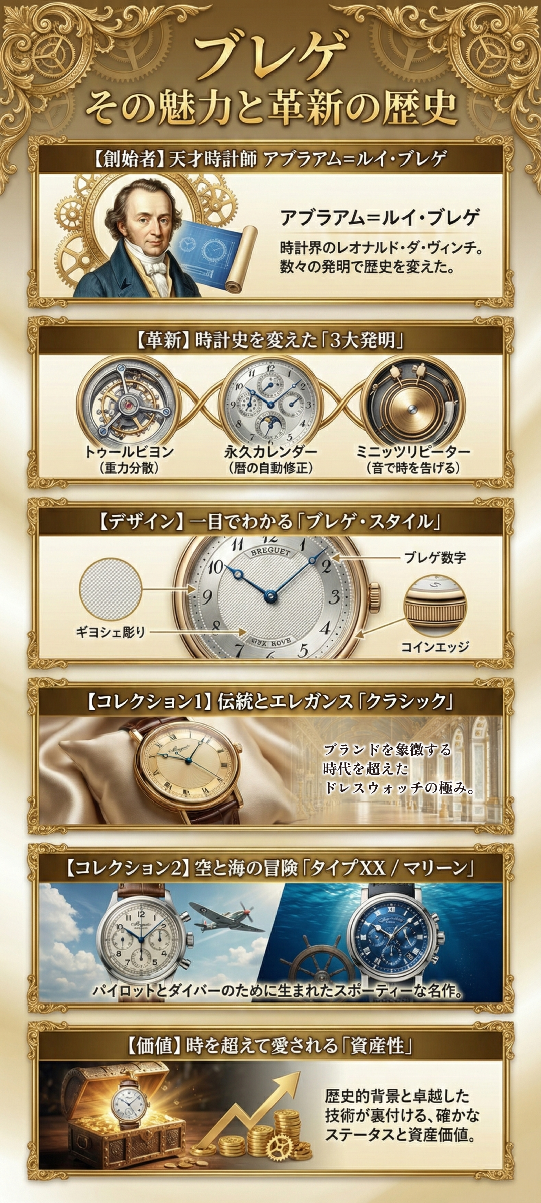 ブレゲとは？時計の歴史を200年早めた世界五大時計ブランドの魅力