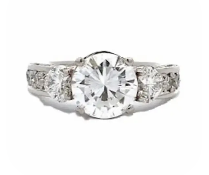 Pt･Pm900 ダイヤモンド リング 2.038 ct