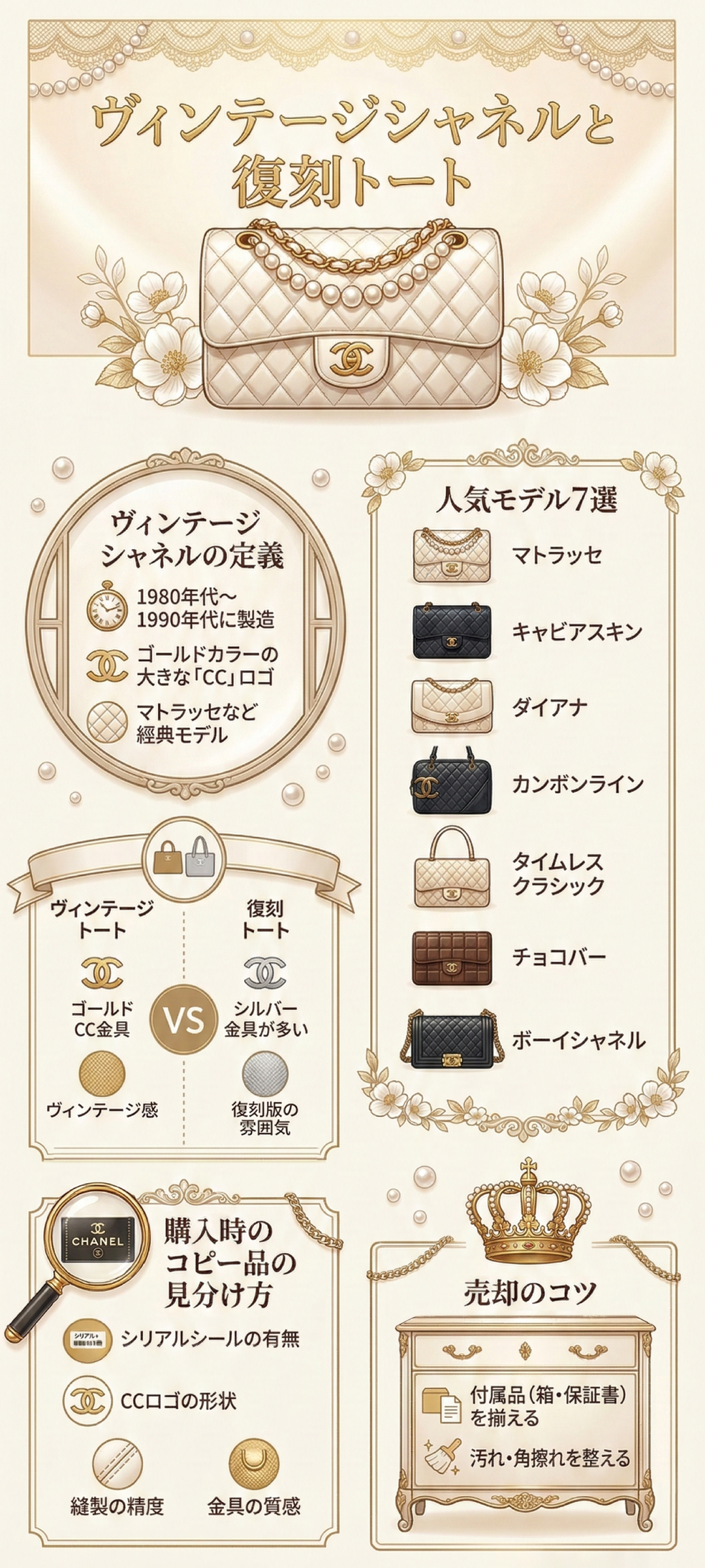 シャネルのヴィンテージバッグが注目される理由とは？人気モデルから復刻トートまで解説