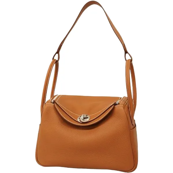 エルメス リンディ26 ハンドバッグ レザー W刻印 シルバー金具