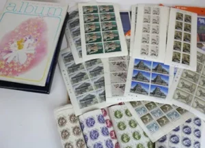 東京オリンピック開催時期の<br>切手や記念切手シート
