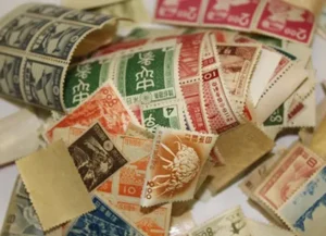 プレミア切手がまざっていた <br>古いバラ切手