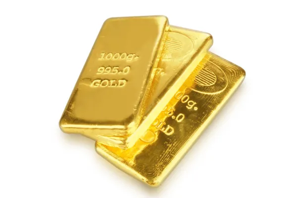 金のインゴット３枚