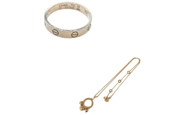 750と刻印された金製品の種類と用途