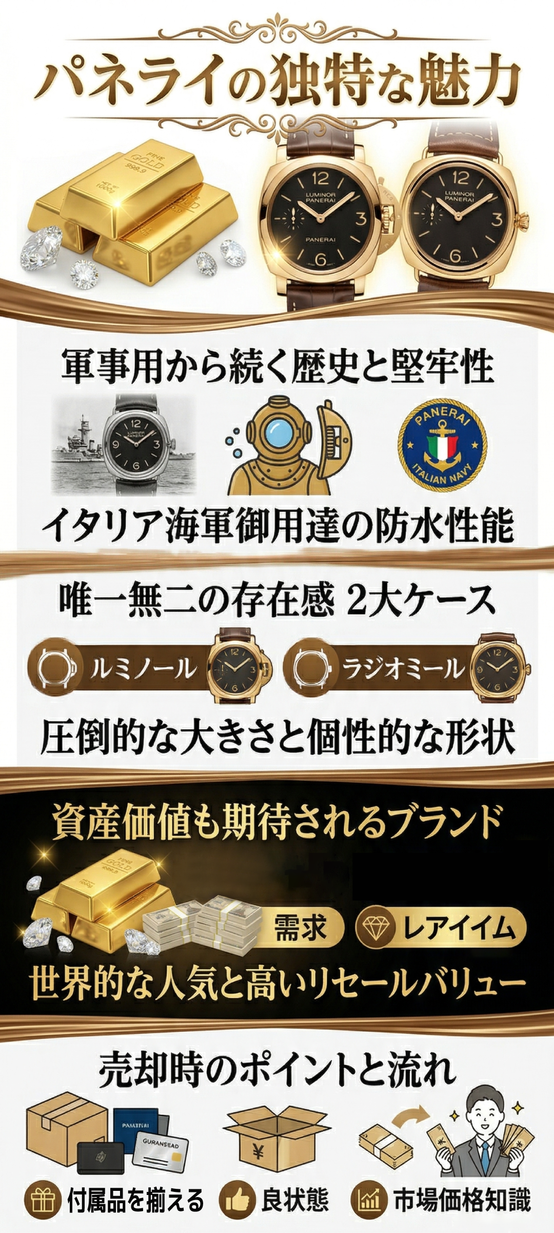 パネライの人気モデル徹底解説！魅力・選び方・資産価値までご紹介