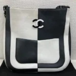 CHANEL バイカラー チェーンショルダーバッグ