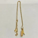 Christian DIOR パンプスモチーフ ネックレス