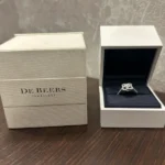 DE BEERS マザーオブパール&ダイヤモンドリング