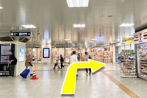 JR六甲道駅降りてセブンイレブンを右に曲がります。