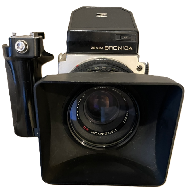 片付け買取品】ZENZA BRONICA ETRS ゼンザブロニカ であわ 付属品充実 