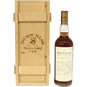 ザ・マッカラン 25年  750ml アニバーサリーモルト 木箱付き