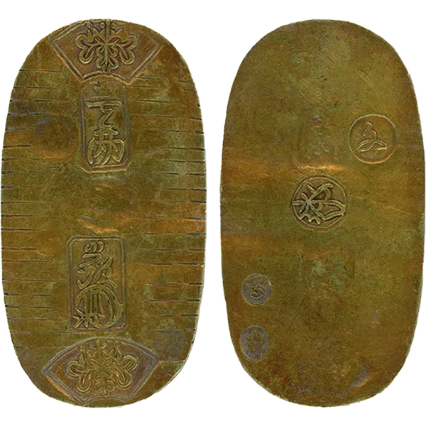 文政小判金七福小判-馬神本物
