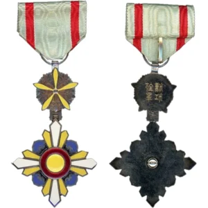 満州国 勲六位景雲章