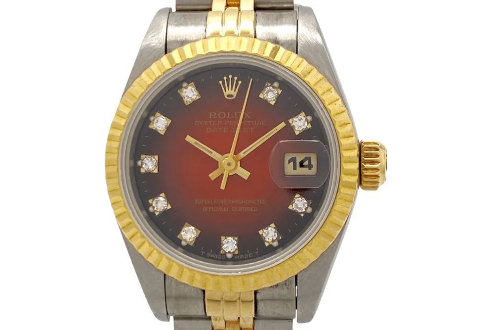 ROLEX デイトジャスト コンビ ダイヤ文字盤 リファレンス69173G 