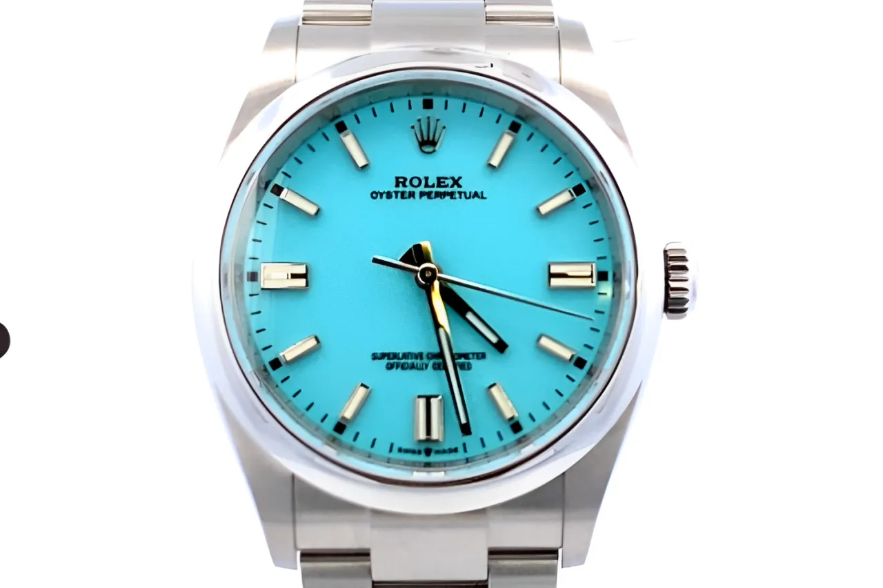 正規品Rolex ロレックス オイスターパーペチュアル 176200 M番 自動巻 ステンレス ピンク文字盤 売り切り 本物　 ◇正規品 ROLEX◇ロレックス オイスターパーペチュアル 限定色 ブルー