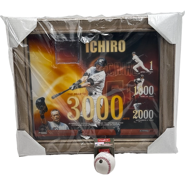 イチロー サインボール＆額縁セット 」の参考買取価格(相場 