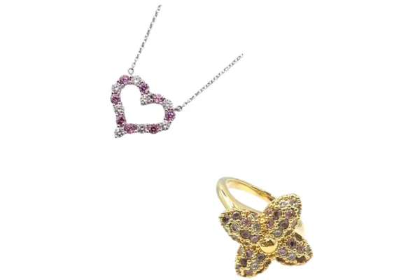 ピンクダイヤモンドの価値やメレダイヤの扱いは？