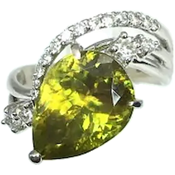 スフェーン ダイヤ リング 7.2ct