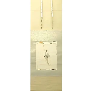 掛け軸 上村松園 京人形