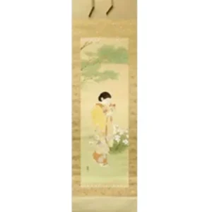 掛け軸 伊東深水 五月晴