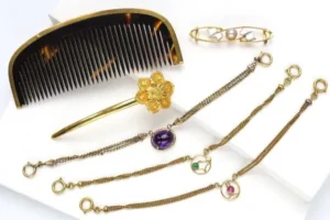 K18,K20,K23相当 和装小物等 6点 帯留め,羽織ひも