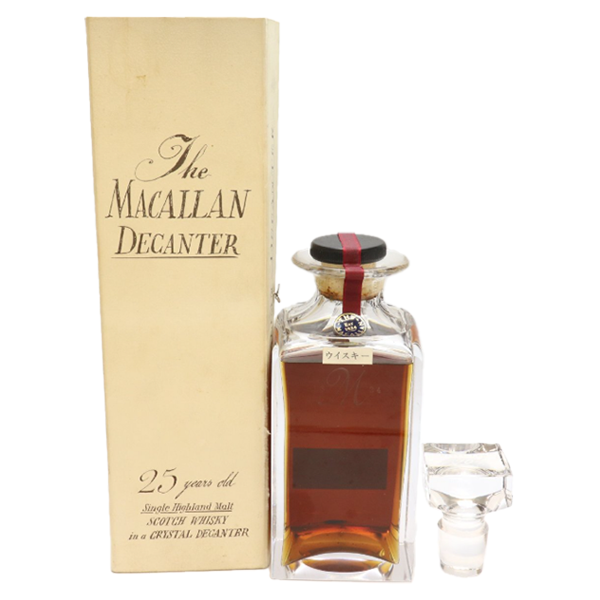マッカラン 25年 クリスタルデキャンタ シングルモルトスコッチウイスキー