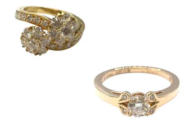 ローズカットダイヤモンドとラウンドブリリアントカットの価値比較