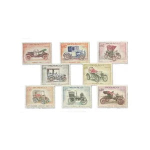 海外切手 バラ モナコ　車