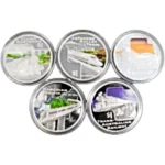 クック諸島 カラーコイン １ドル銀貨 2004年 計5枚