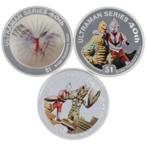 ツバル ウルトラマン 40周年記念コイン 1オンス カラー銀貨 計3枚