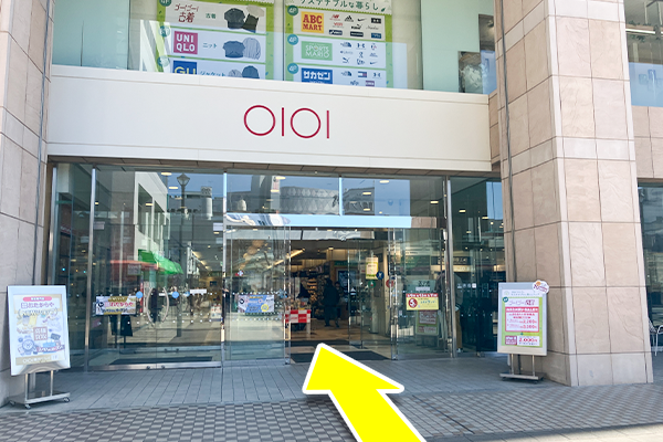 入口から入ります。