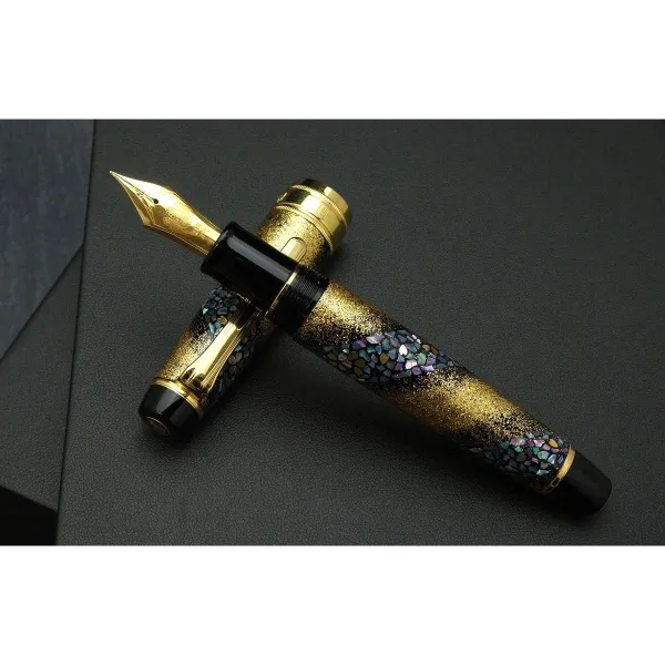 ペン先21K875) セーラー (SAILOR) 万年筆「内閣総理大臣 贈」螺鈿蒔絵 