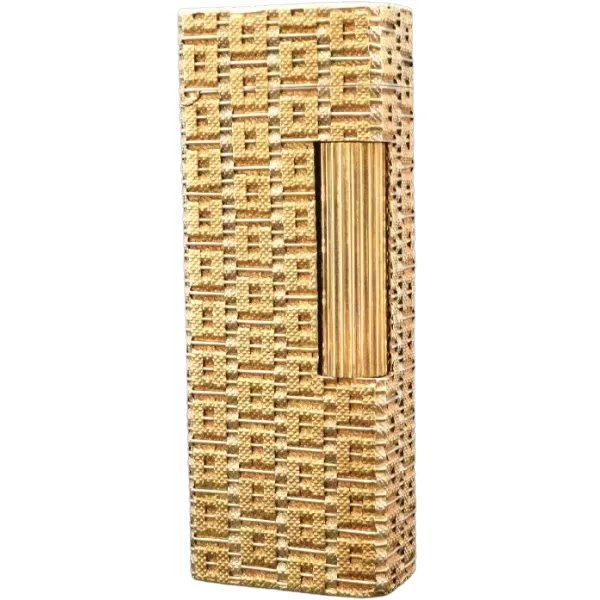 ダンヒル (Dunhill) 外装K18製 18K刻印あり ゴールド ブランドライター 