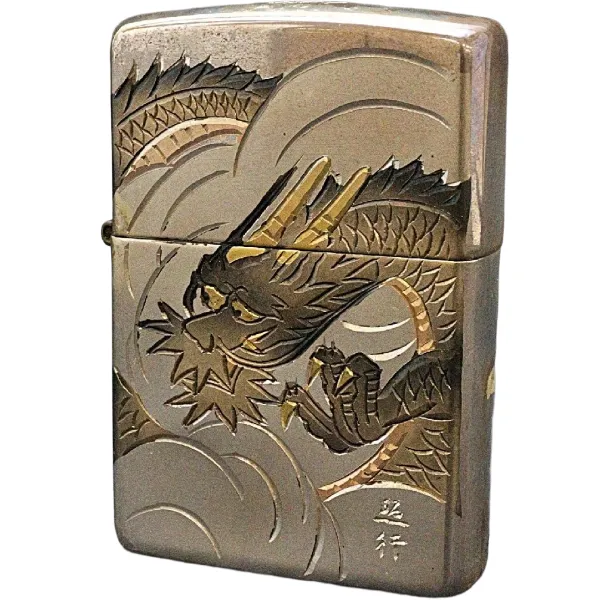 ジッポ (ZIPPO) スターリングシルバーsterling silver 2001 」の参考 