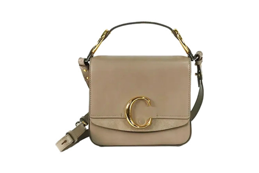 クロエ Chloe C（クロエ シー）カーフスキン×スエード ミニバッグ