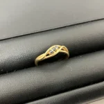 K18 サファイアリング