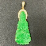 K18 ダイヤモンド ネックレストップ