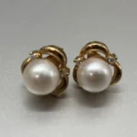 K18 パール ピアス