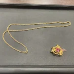 K18 ルビー ネックレス