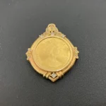 K24 キャット金貨ネックレストップ